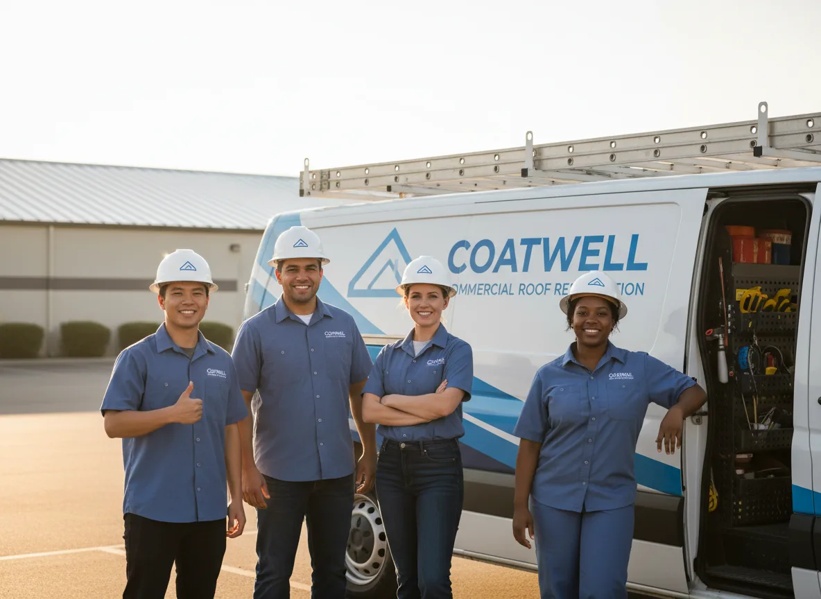 Commercial roof coating company in Porum, OK
